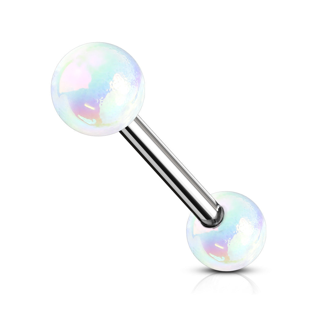 14G Metallic Surgical Steel Tongue (16MM) Barbells
